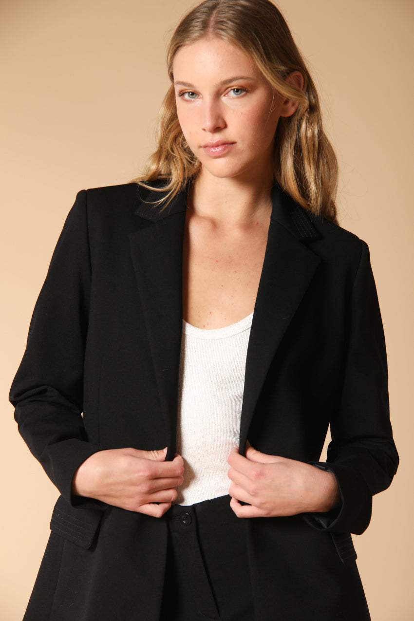 Irene blazer donna lungo in jersey