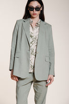 Irene Blazer Dame aus Leinen Viskose Mischgewebe