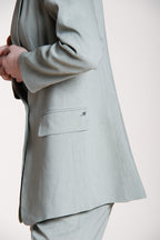 Irene Blazer Dame aus Leinen Viskose Mischgewebe