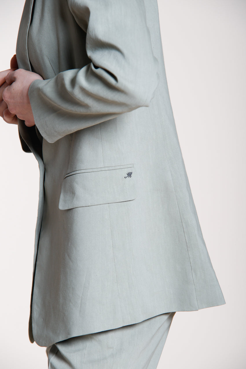 Irene Blazer Dame aus Leinen Viskose Mischgewebe