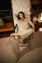 Hoodie Damen-Sweatshirt mit Kapuze aus Jersey mit Lurex