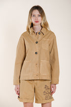 Irma Pockets Jacke Damen aus geflammtem Panama