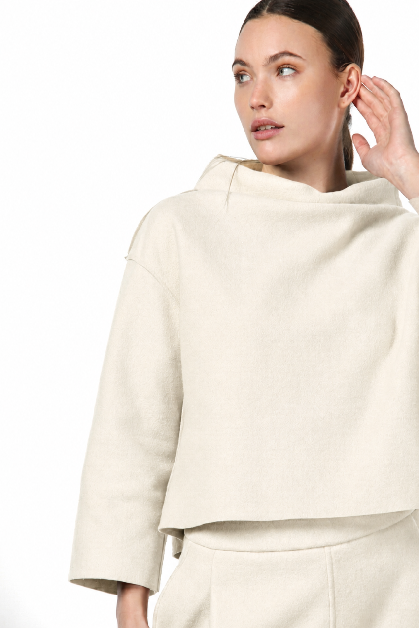 Nathi Damen-Sweatshirt aus Wolltuch