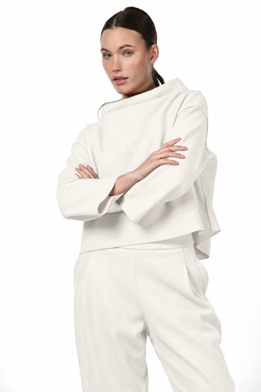 Nathi Damen-Sweatshirt aus Wolltuch
