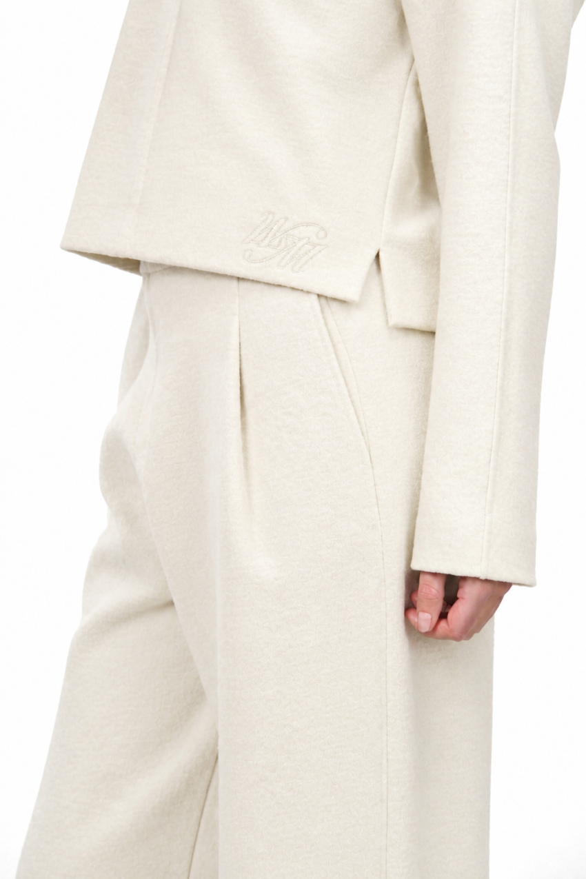 Simon Damen-Sweatshirt aus Wolltuch