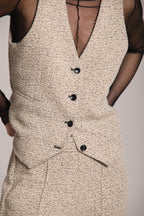 Foto 2 Ellen gilet donna in jersey bouclé