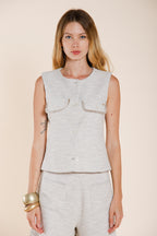 Giselle Blazer Damen aus Jersey mit Reiskorn-Muster