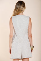 Giselle Blazer Damen aus Jersey mit Reiskorn-Muster