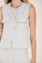 Giselle Blazer Damen aus Jersey mit Reiskorn-Muster