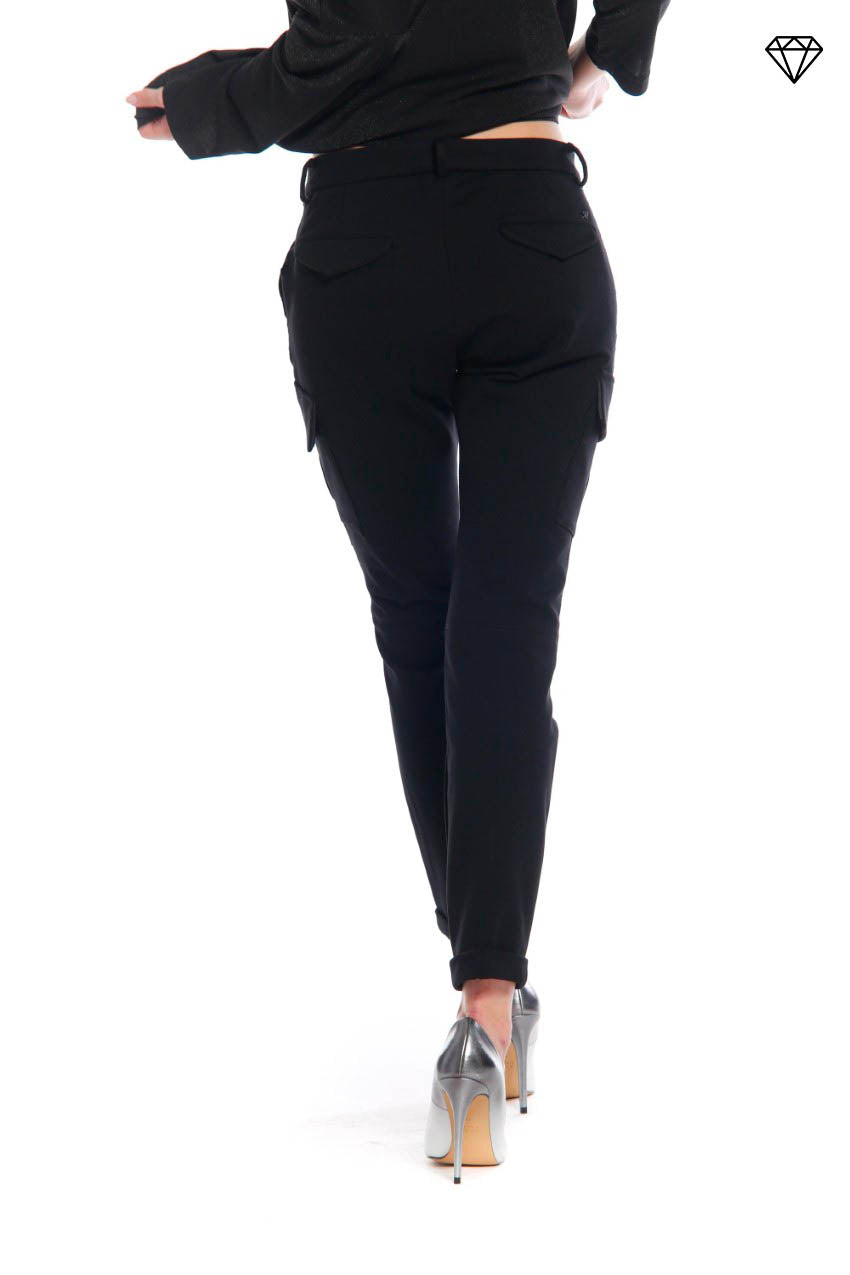 Chile City pantalone cargo donna in jersey tecnico slim fit ①