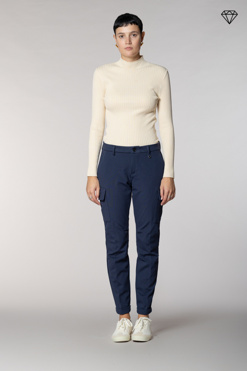 Chile City pantalone cargo donna in jersey tecnico slim fit ①