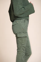 Chile City Damen-Cargohose aus Satin Slim Fit