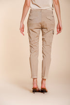 Chile City Damen Cargohose aus Stretch-Gabardine slim fit