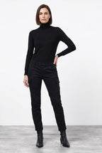Chile City Damen-Cargohose aus Satin mit slim fit