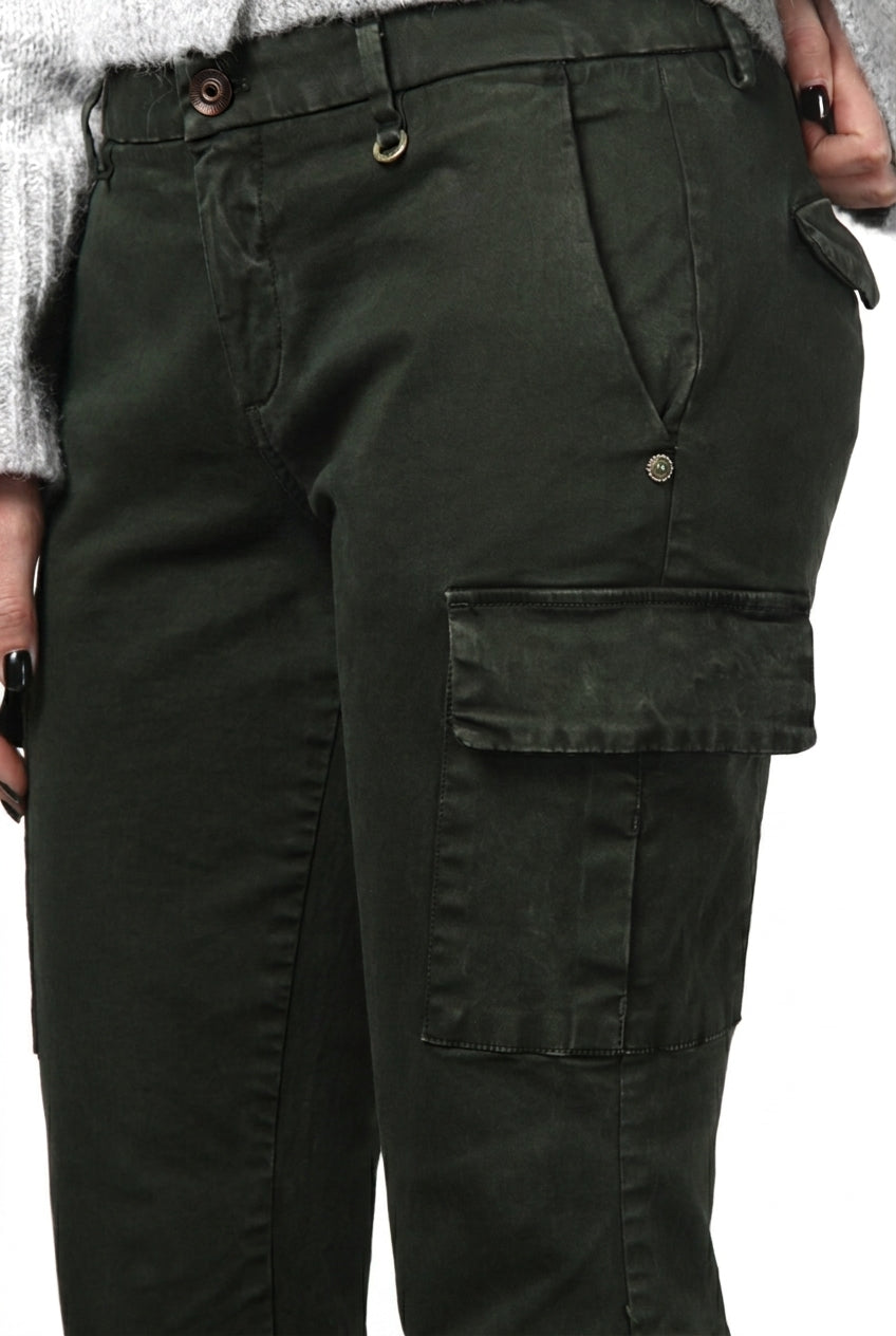 Chile City Cargo-Hose für Damen aus Satin mit slim fit