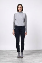 Chile City Damen-Cargohose aus Satin mit slim fit