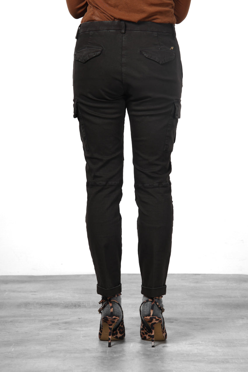 Chile City Damen-Cargohose aus Satin mit slim fit