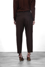New York O Shape Chinohose für Damen aus technischem Jersey mit carrot fit