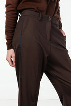 New York O Shape Chinohose für Damen aus technischem Jersey mit carrot fit