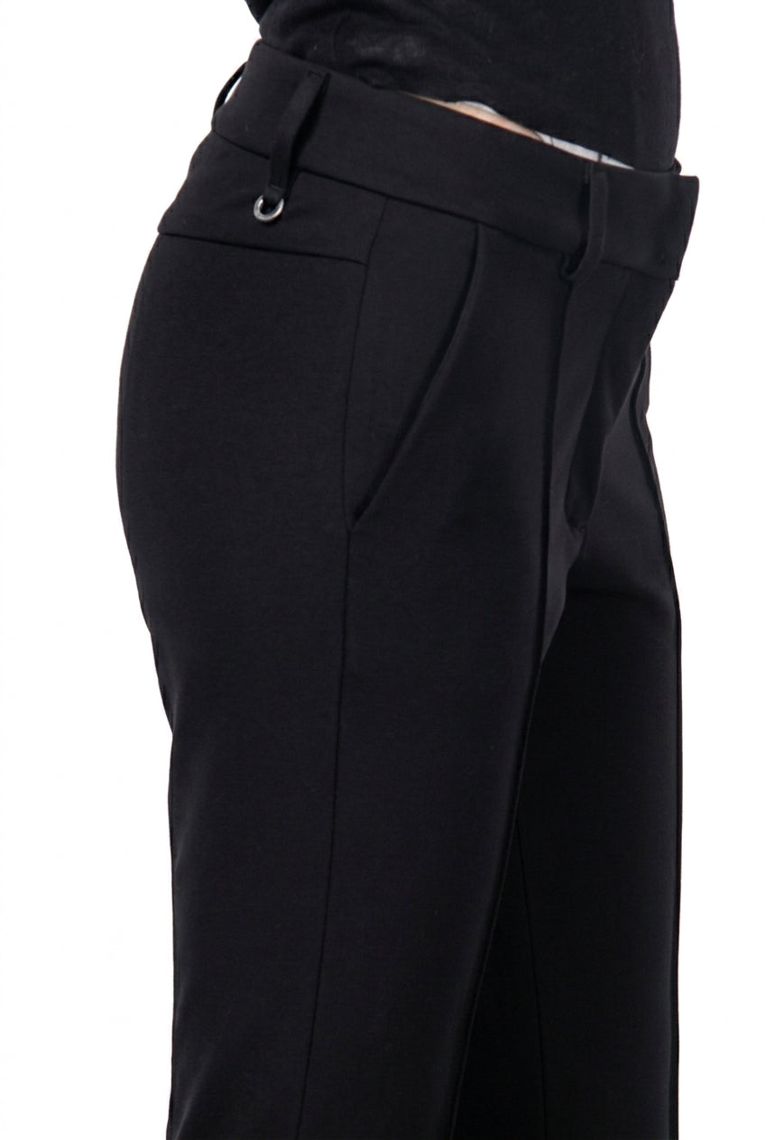 Kik pantalone chino donna in jersey tecnico slim fit
