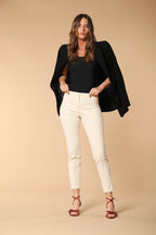 Milano pantalone chino donna in twill di cotone slim fit