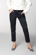 New York Carrot pantalone chino donna in gabardina carrot fit