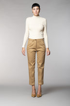New York Carrot pantalone chino donna in gabardina carrot fit
