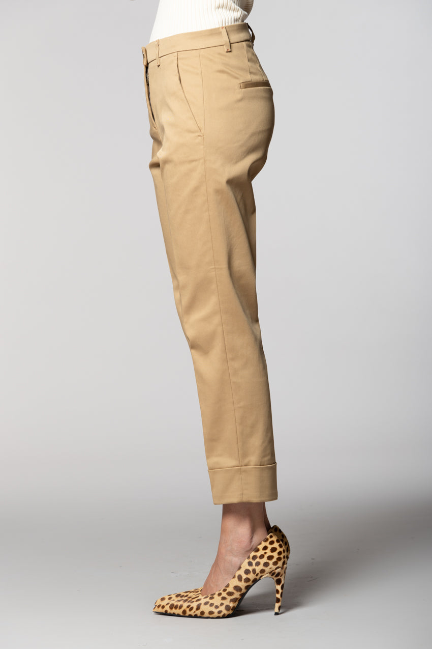New York Carrot pantalone chino donna in gabardina carrot fit