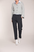 Foto 3 New York Carrot pantalone chino donna in lana carrot fit