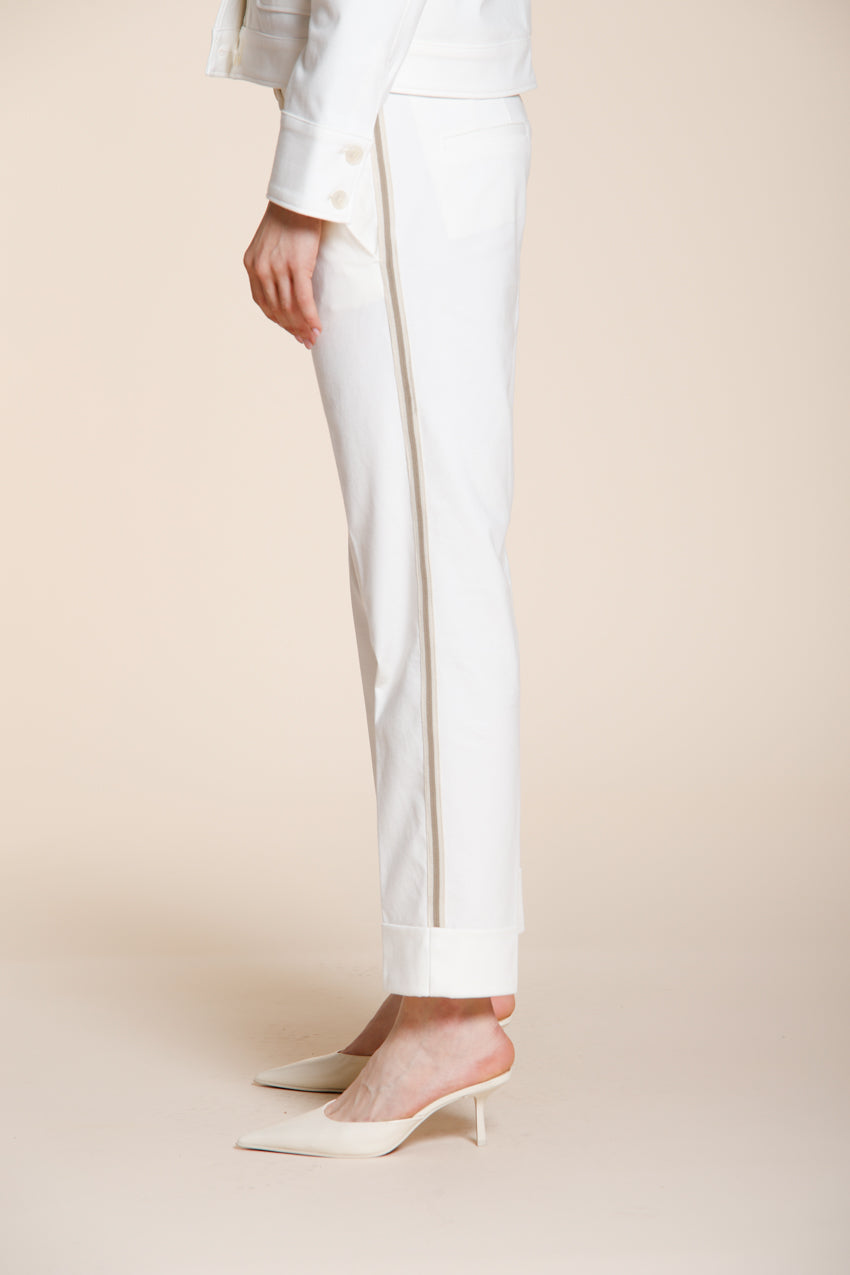 New York Carrot pantalone chino donna in jersey carrot fit