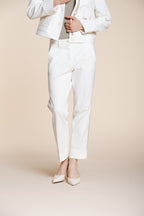 New York Carrot pantalone chino donna in jersey carrot fit