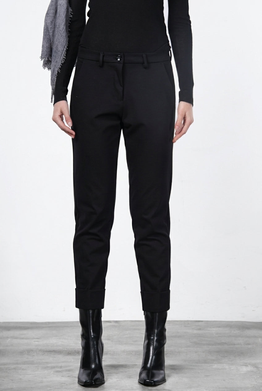 New York Carrot pantalone chino donna in jersey tecnico carrot fit ①