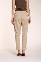 New York Carrot pantalone chino donna in raso stretch carrot fit ①