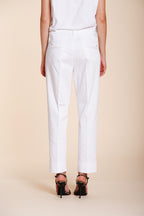 New York Carrot Damen Chino Hose aus Stretch-Satin carrot fit ①