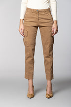 Marlene Cargo Damen-Cargohose aus Gabardine Carrot Fit