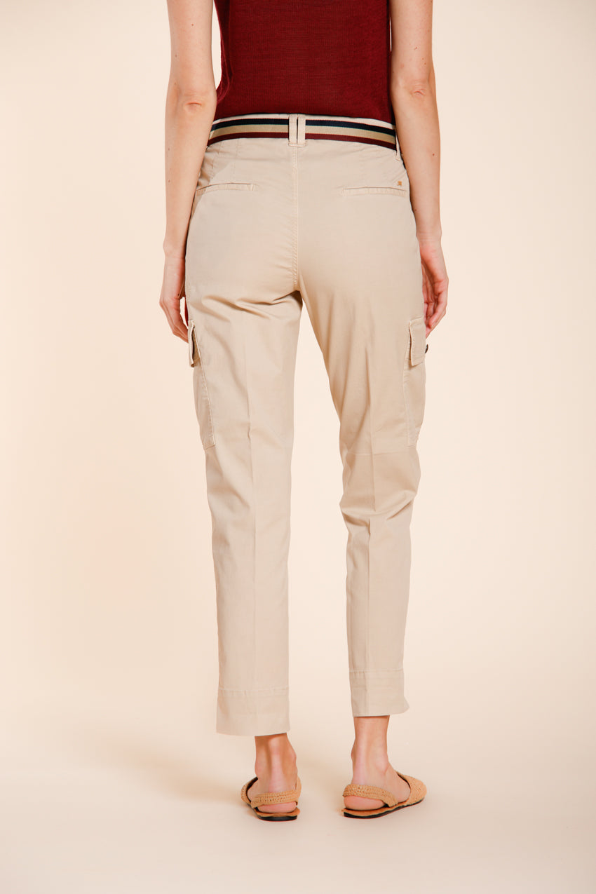 Marlene Cargo Damen Cargo Hose aus leichtem Stretch Twill carrot fit