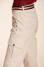 Marlene Cargo Hose Cargo Damen aus leichtem Stretch Twill carrot fit