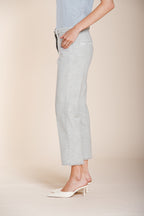 New York Carrot Hose Chino Damen aus Natté carrot fit