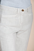 New York Carrot Hose Chino Damen aus Natté carrot fit