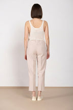 New York Carrot pantalone chino donna in stuoia carrot fit