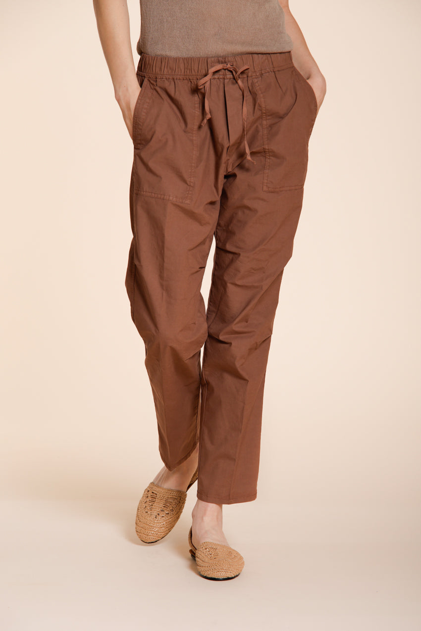Fatique Jogger Hose Cargo Damen aus Twill relaxed fit