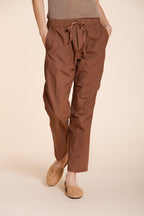 Fatique Jogger Hose Cargo Damen aus Twill relaxed fit