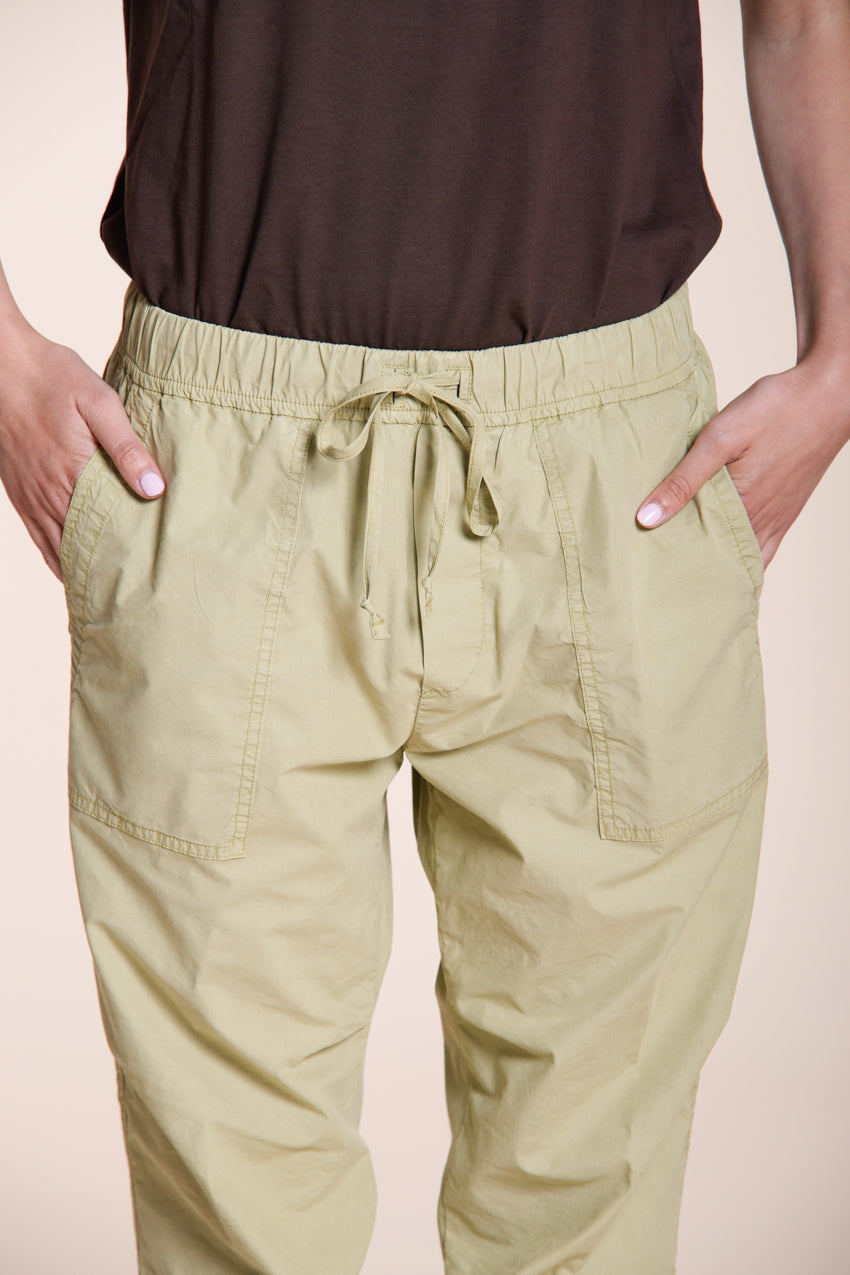 Fatique Jogger Hose Cargo Damen aus Twill relaxed fit