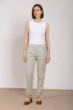 Easy Jogger Hose Chino Damen aus Stretch-Sweatstoff relaxed fit