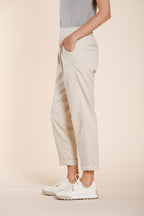 Easy Jogger pantalone chino donna in felpa stretch relaxed fit
