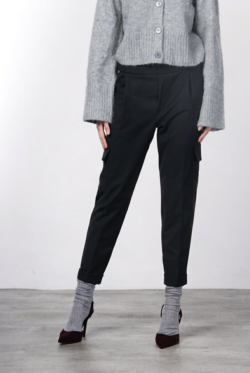 Chile Jogger Damen-Cargohose aus Wolle mit relaxed fit