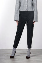Chile Jogger Damen-Cargohose aus Wolle mit relaxed fit