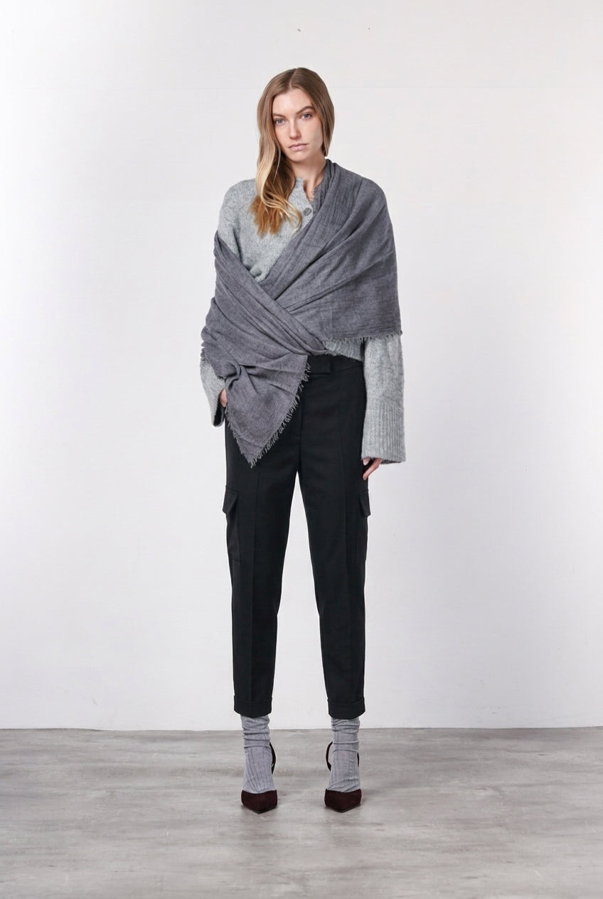 Chile Jogger Damen-Cargohose aus Wolle mit relaxed fit