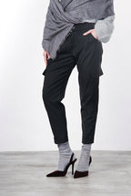 Chile Jogger Damen-Cargohose aus Wolle mit relaxed fit