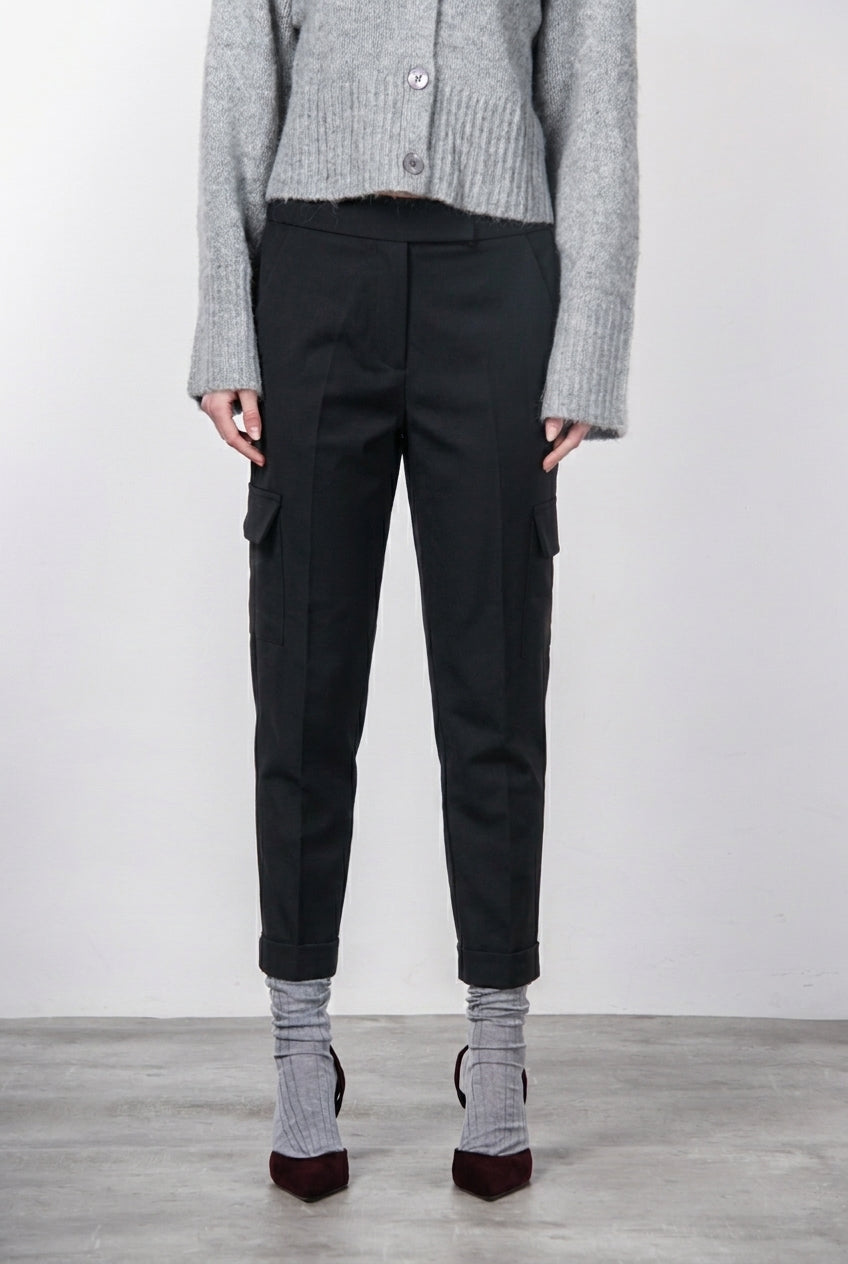 Chile Jogger Damen-Cargohose aus Wolle mit relaxed fit
